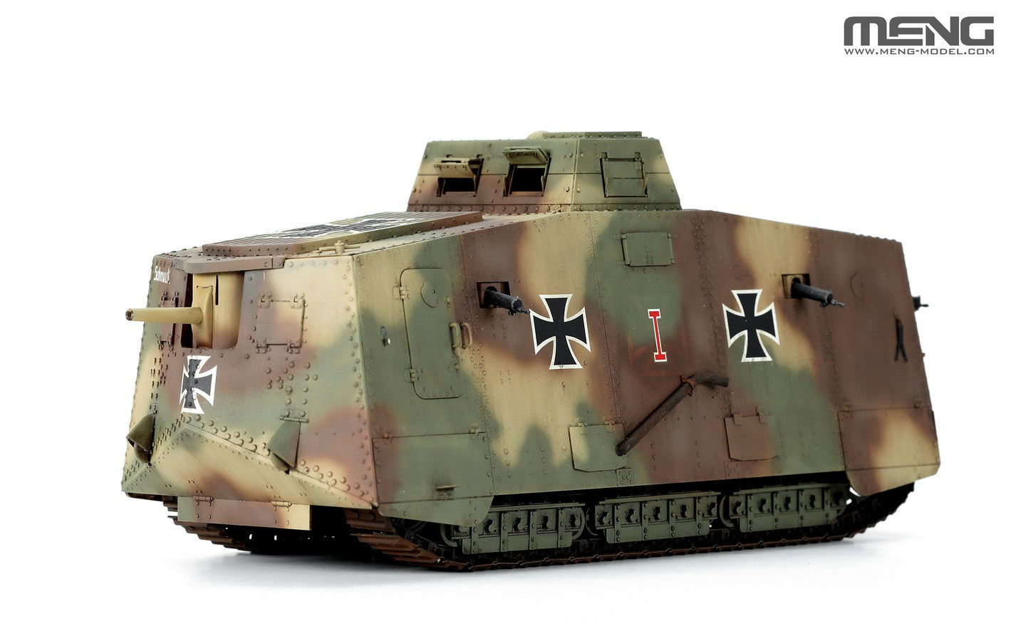 Meng 1/35 German A7V Tank (Krupp) & Engine Limited Edition (TS-017s)