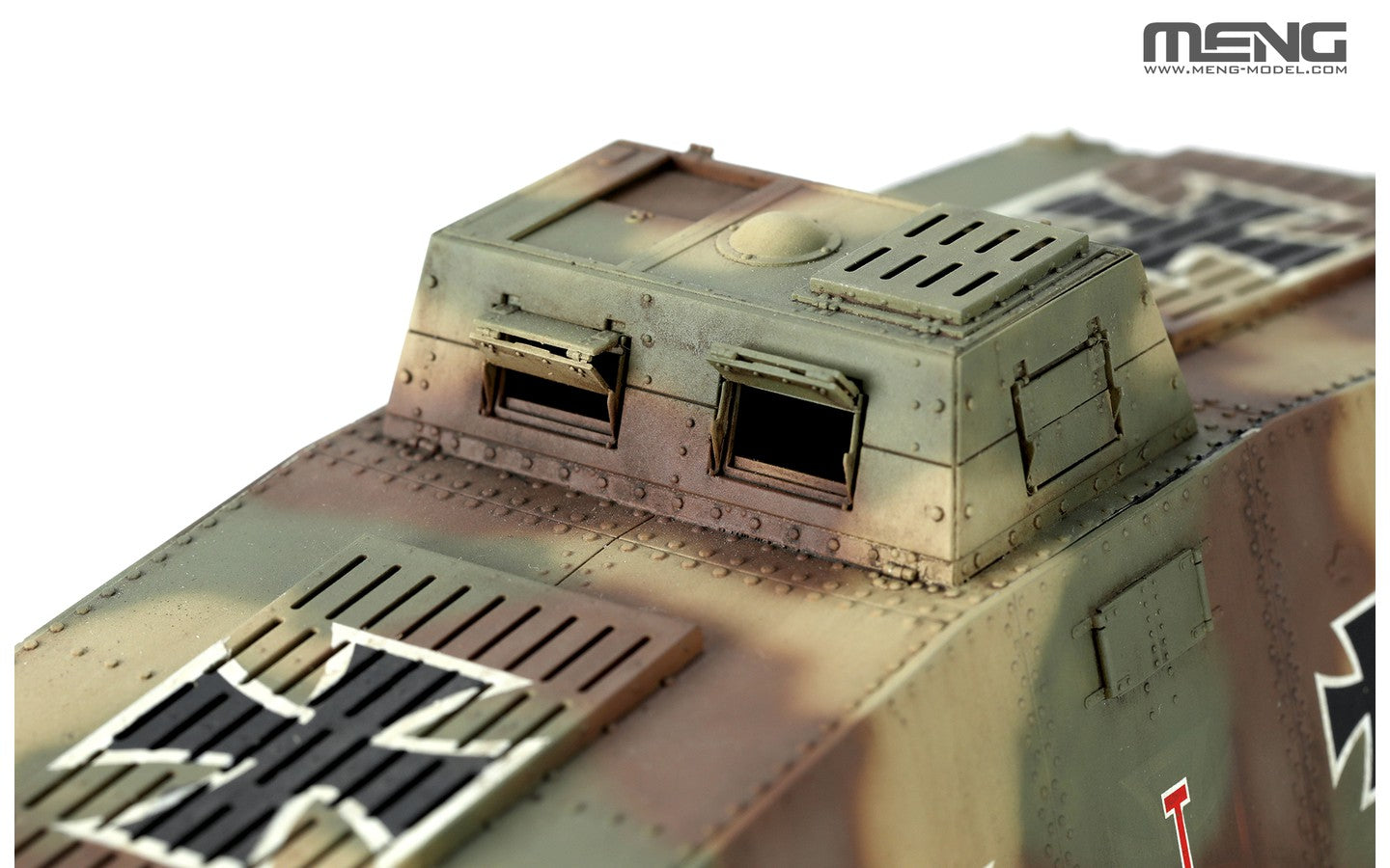 Meng 1/35 German A7V Tank (Krupp) & Engine Limited Edition (TS-017s)