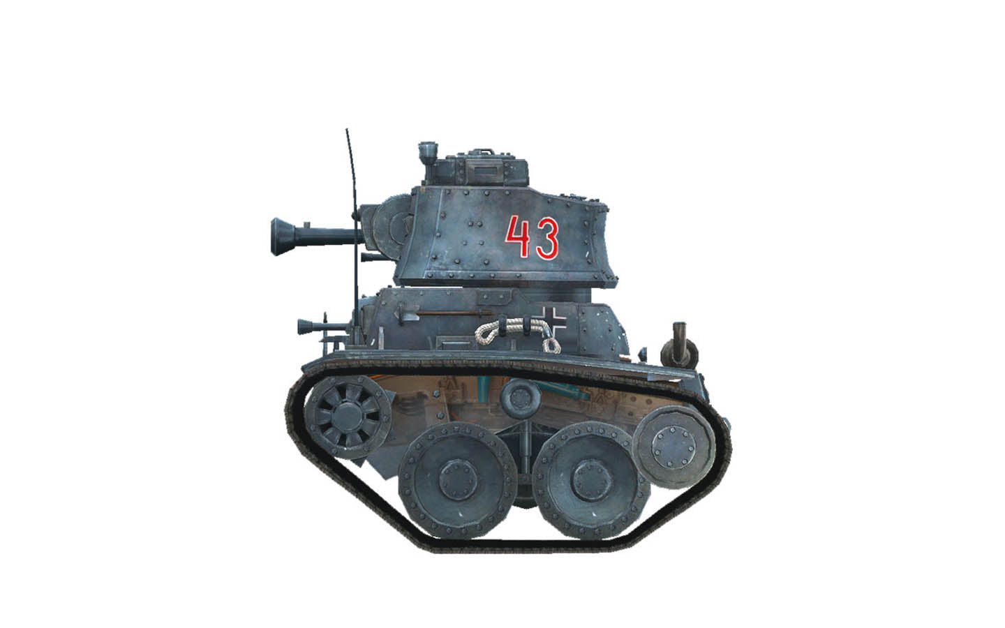 Meng World War Toons Panzer 38(t) German Light Tank (WWT-011)
