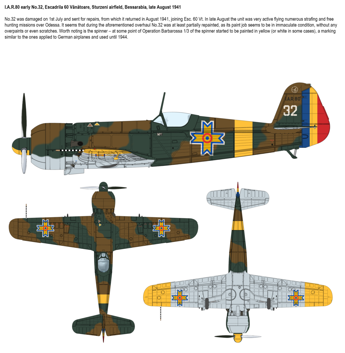 IBG 1/72 Romanian Barbarossa 1941 vol. 2: IAR.80early & IAR.80A (2 IN 1) (72565)