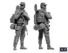 Master Box Ltd 1/24 Post-apocalyptic series. The Last Bridge. Kit No 2. Raider Reaper (MB24074)