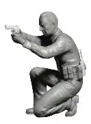 Master Box Ltd 1/24 The Heist series, Kit №1 Sgt Jack Melgoza and Patrolman Sally Taylor Shots fired (24064)