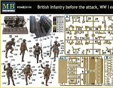Master Box 1/35 British Infantry before the attack WW I era (MB35114)
