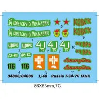 HobbyBoss 1/48 Russian T-34/76 Tank (Model 1942 Factory No.112) (84806)