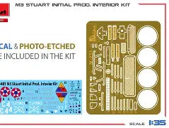 MiniArt 1/35  M3 Stuart Initial Production Interior Kit (35401)