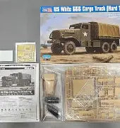 HobbyBoss 1/35 US White 666 Cargo Truck (Hard Top) (83801)