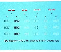 IBG 1/700 HMS Ilex 1942 British I-class destroyer  (70011)