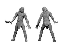 Master Box Ltd 1/24 At The Edge of The Universe. Strange Company's adventures.  Episode III. Future Crew Members.  Beastorian (any of the many beast like races) Champion - "Chuck" AKA Nifrath (MB24057)