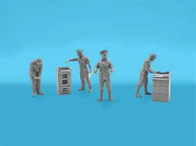 ICM 1/35 US Field Stove M1937 with cooks (35619)