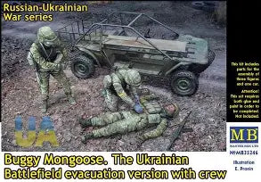 Master Box Ltd 1/35 Buggy Mongoose The Ukrainian Evacuation Version with Crew (MB35246)