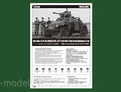 HobbyBoss 1/35 German Le.Pz.Sp.Wg. (Sd.Kfz. 221) Leichter Panzerspähwagen (late) (83814)