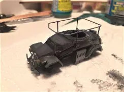 ICM 1/72 Sd.Kfz.223 German Radio Communication Vehicle (72421)