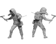 Master Box Ltd 1/24 Post-apocalyptic series. The Last Bridge. Kit No 7. Dogs of the Apocalypse (MB24079)