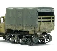 IBG 1/72  V3000S/SSM Maultier German Half Track with tall cargo bed and tarpaulin (72074)