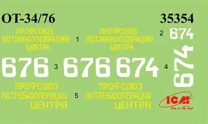 ICM 1/35  OT-34/76 Soviet flamethrower tank 2MV (35354)