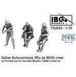 IBG 1/35 Italian Autocannone 3Ro with 90/53 Gun with Crew (4 figures) (35066)