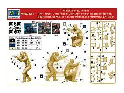 Master Box Ltd 1/24 The Heist series, Kit №1 Sgt Jack Melgoza and Patrolman Sally Taylor Shots fired (24064)