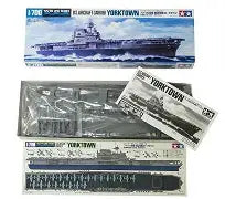 Tamiya 1/700 U.S. Aircraft Carrier Yorktown Water Line Series (31712)