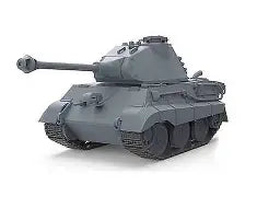 Meng World War Toons King Tiger (Porsche Turret) German Heavy Tank (WWT-003)