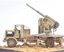 IBG 1/35 Italian Autocannone 3Ro with 90/53 Gun with Crew (4 figures) (35066)