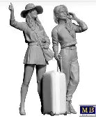 Master Box Ltd 1/24 Truckers Series Erica and Kery (Kit No 1) (MB24041)