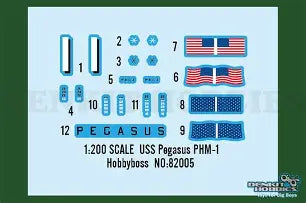 HobbyBoss 1/200 USS PHM of Pegasus Class (82006)