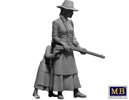 Master Box Ltd 1/35 Outlaw. Gunslinger series. Kit No. 1. Marshal Tom Tucker, Molly and Rebecca Hanson (MB35203)