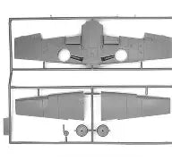 ICM 1/48 Messerschmitt Bf 109F-4 w/German Luftwaffe Personnel (48804)