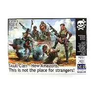 Master Box Ltd 1/35 Desert Battle Series Skull Clan - New Amazons This is not the place for strangers! (MB35199)
