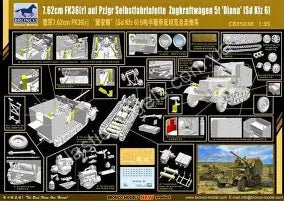 Bronco Models 1/35 Sd.Kfz. 6/2 3.7cm FlaK 36 auf Fahrgestell Zugkraftwagen 5t (35043)