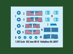 HobbyBoss 1/350 USS Iowa BB-61 (86517)