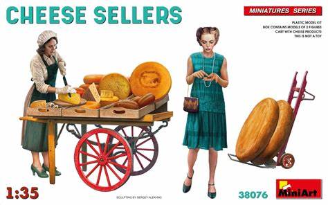 MiniArt 1/35 Miniature Series Cheese Sellers (38076)