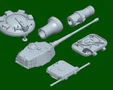 HobbyBoss 1/35 Pz.Kpfw. VI Sd.Kfz. 182 Tiger II (Porsche Early production vehicle) Fgst.Nr.280009 (84559)