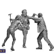 Master Box Ltd 1/35 Zombieland Series Kit No4 Zombie Hunter-Road To Freedom! Last Chance (MB35244)
