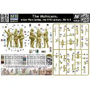 Master Box Ltd 1/35 The Mohicans Indian Wars series, the XVIII century Kit N°5 (MB35232)