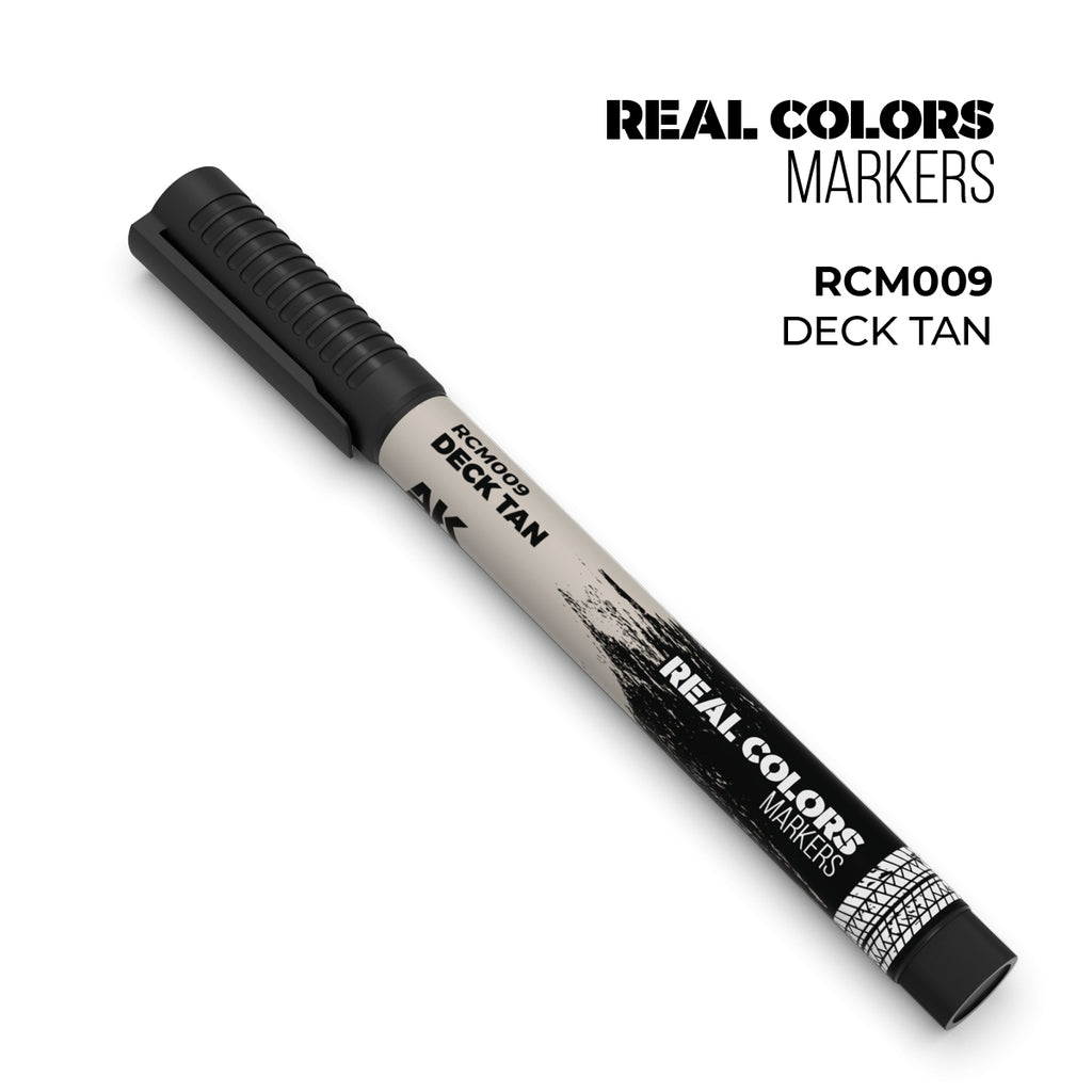 AK Real Colour Marker Paint Pen Deck Tan (AK-RCM009) — by AK Interactive — New — Acrylic Paint, Scale Modelling — image 2 of 2
