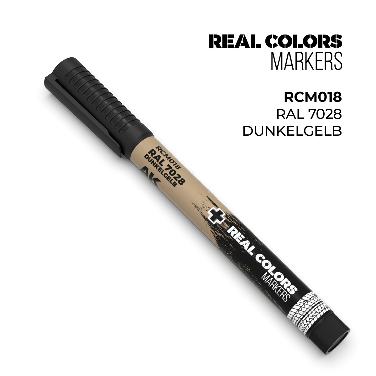 AK Real Colour Marker Paint Pen RAL 7028 Dunkelgelb (AK-RCM018)