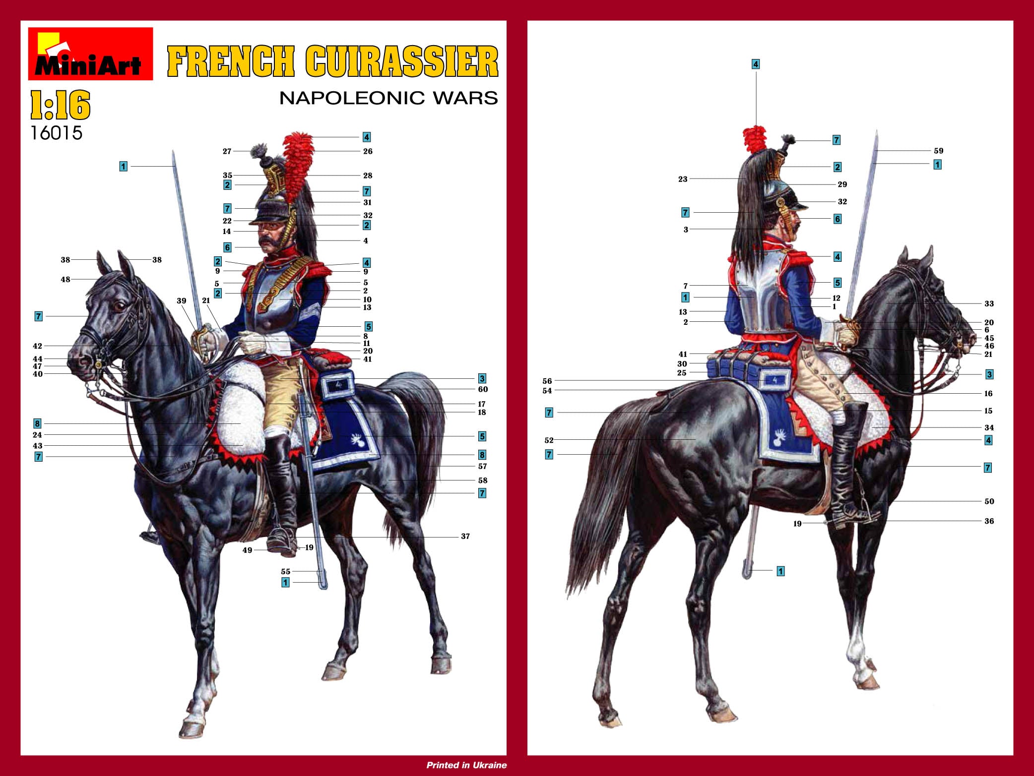 MiniArt 1/16 French Cuirassier Napoleonic Wars (Historical Figures Series) (16015)