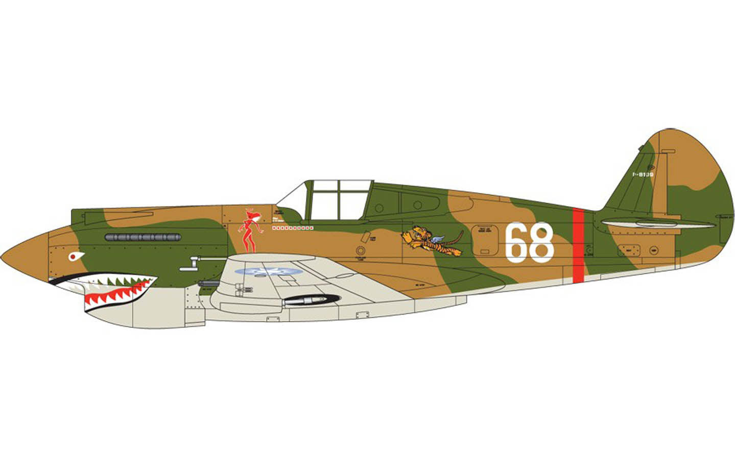 Airfix 1/72 Curtiss Hawk 81-A-2 (A01003)