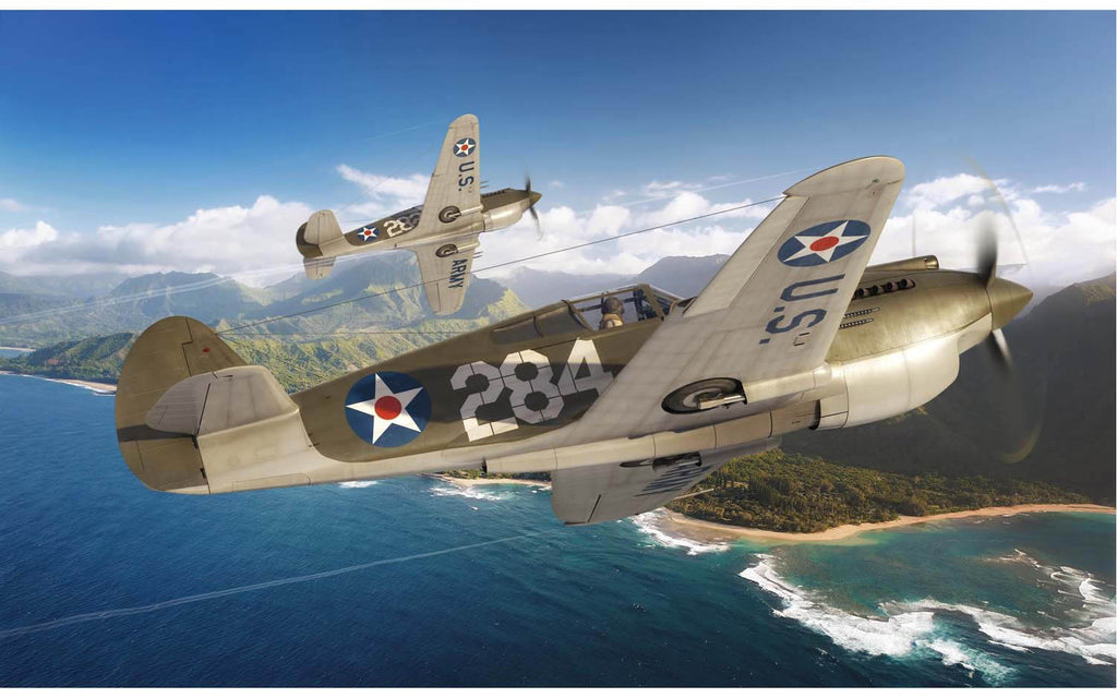 Airfix 1/72 Curtiss P-40B Warhawk (A01003B)