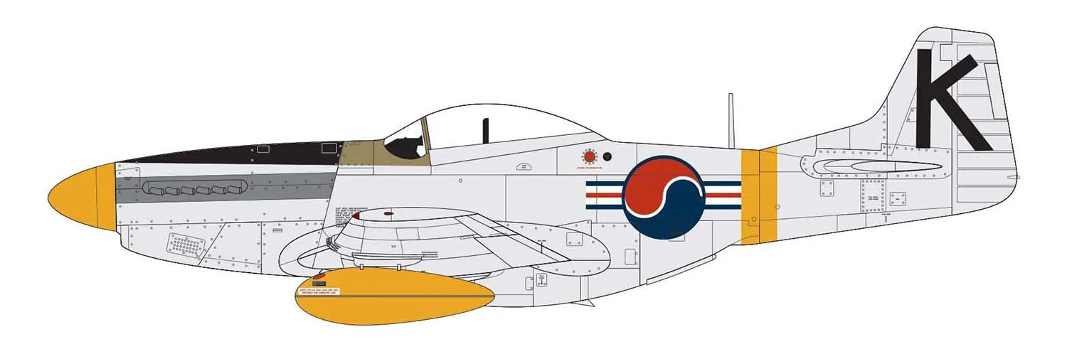 Airfix 1/72 North American F-51D Mustang (A02047A)