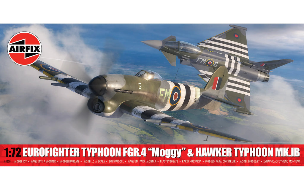 Airfix 1/72 Typhoon FGR.4 "Moggy" & Hawker Typhoon Mk.IB (A40001)