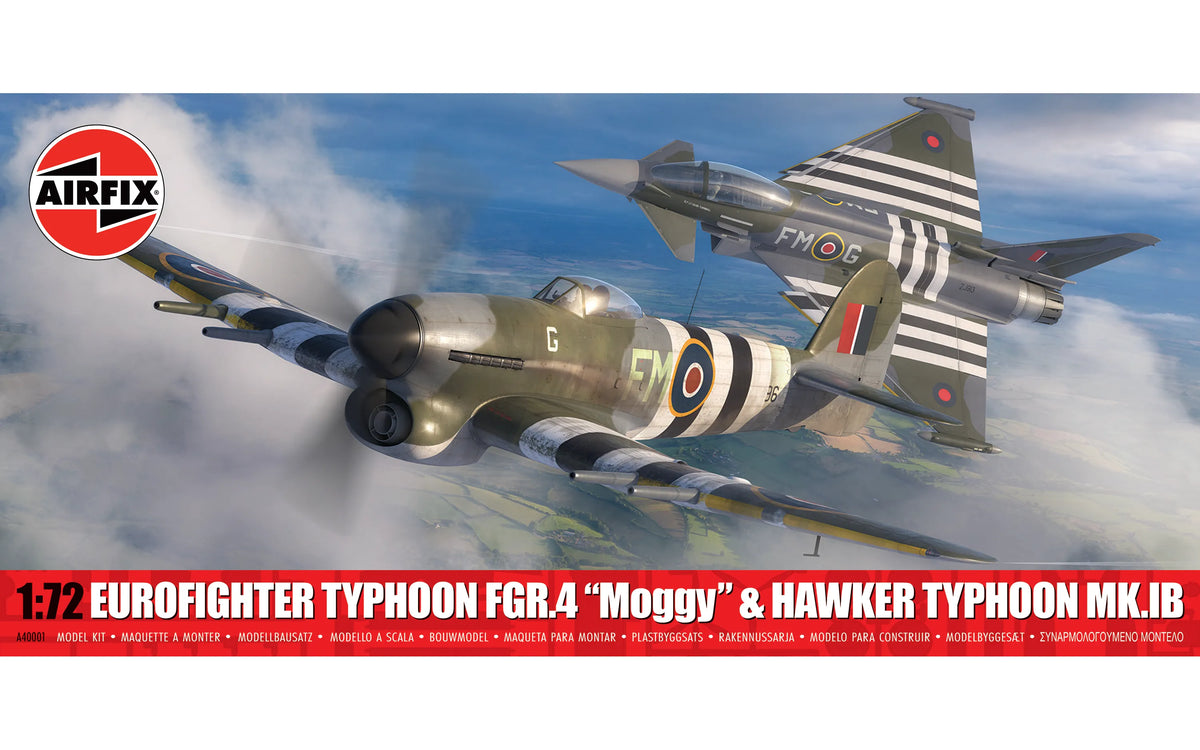 Airfix 1/72 Typhoon FGR.4 "Moggy" & Hawker Typhoon Mk.IB (A40001)