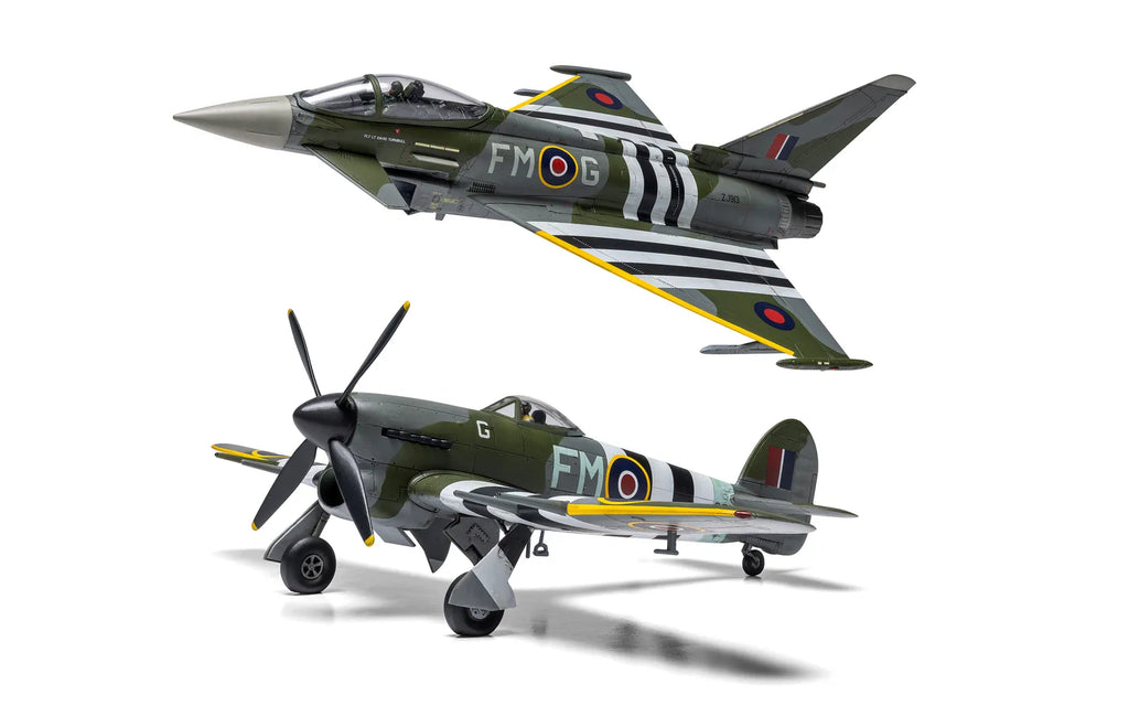 Airfix 1/72 Eurofighter Typhoon FGR.4 "Moggy" & Hawker Typhoon Mk.IB (A40001)