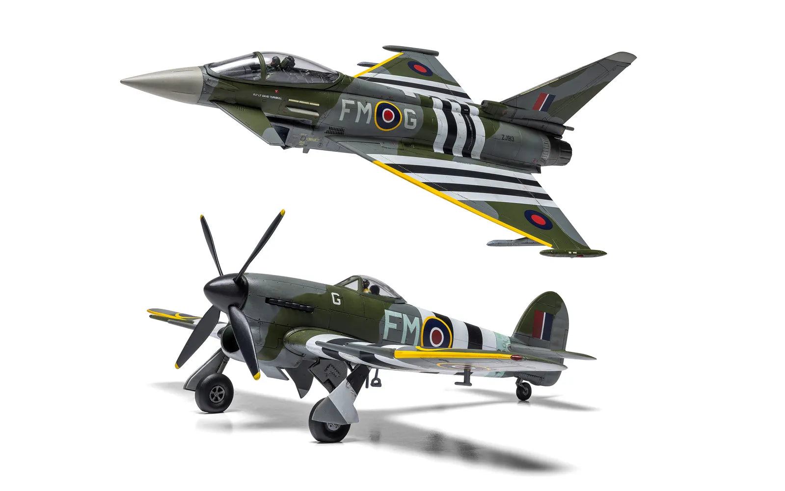 Airfix 1/72 Eurofighter Typhoon FGR.4 "Moggy" & Hawker Typhoon Mk.IB (A40001)
