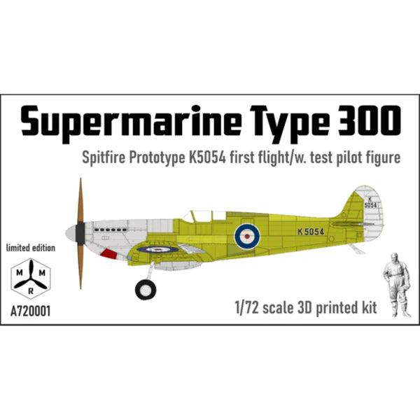 IBG 1/72 Supermarine Spitfire Type 300 Spitfire Prototype K5054 First Flight (A720001)