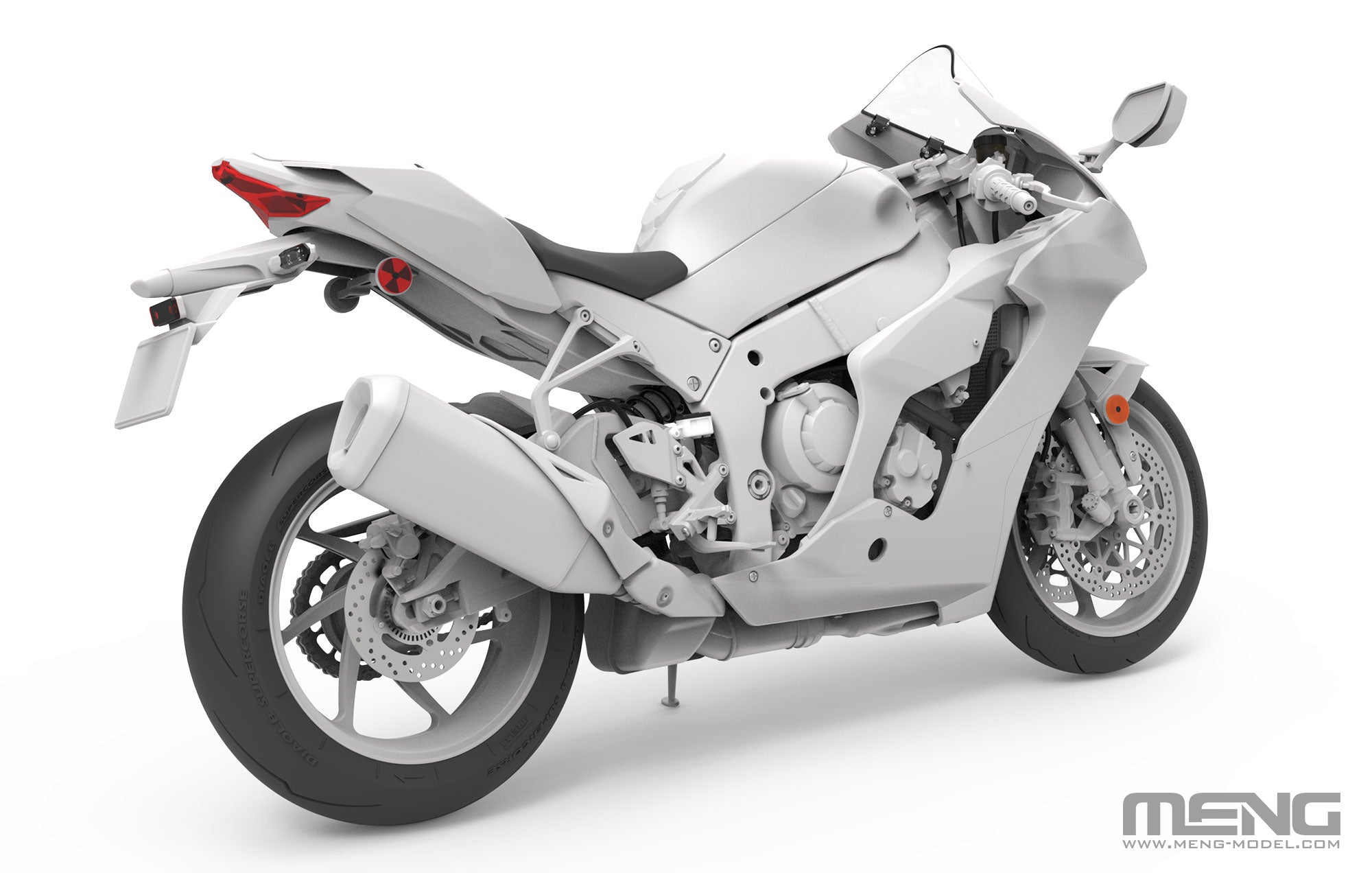 Meng 1/9 Kawasaki Ninja ZX-10RR Pre-Coloured Edition (MT-008s)