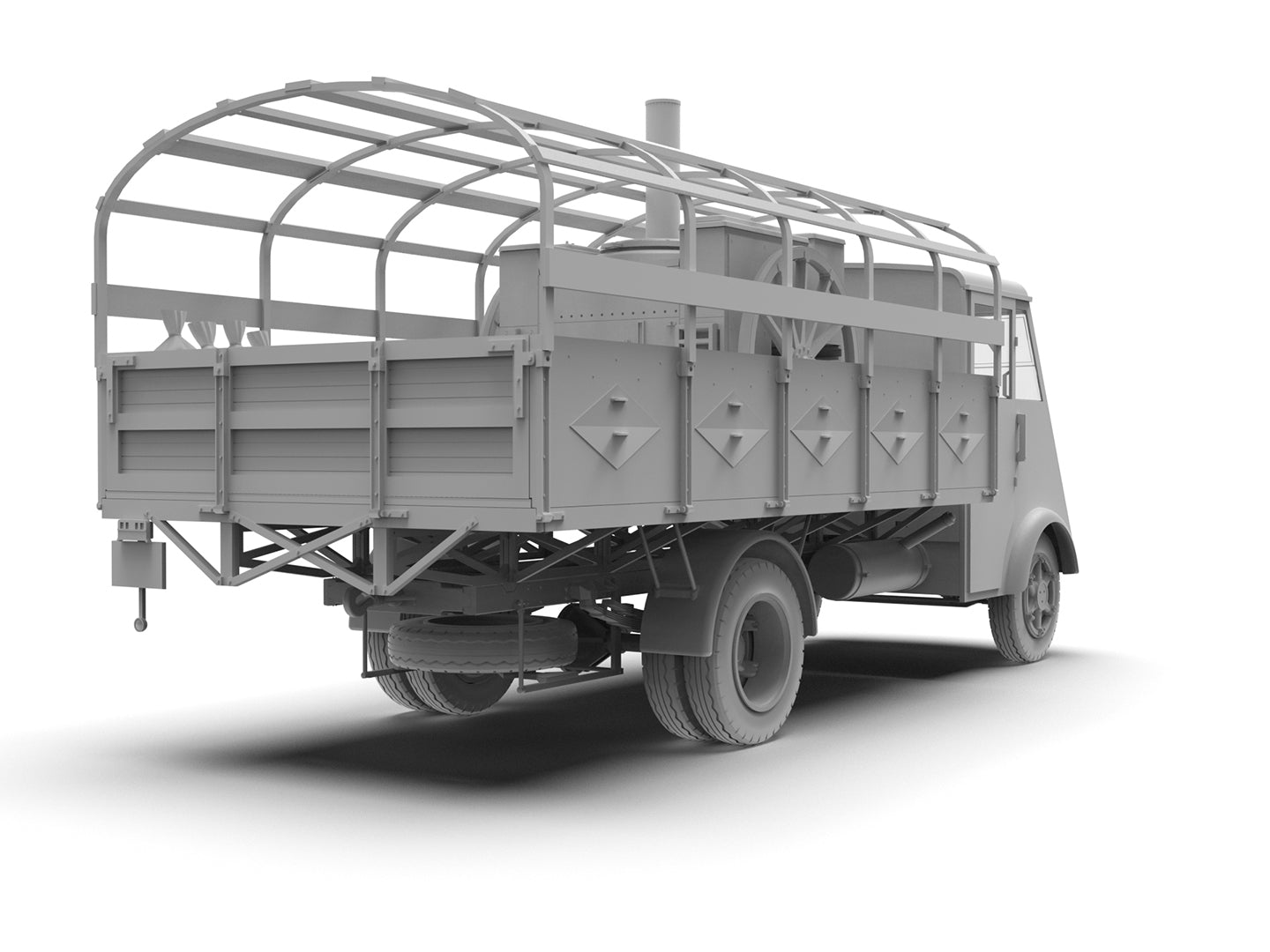 ICM 1/35 WWII German mobile field kitchen AHN 'Gulaschkanone' (35415)