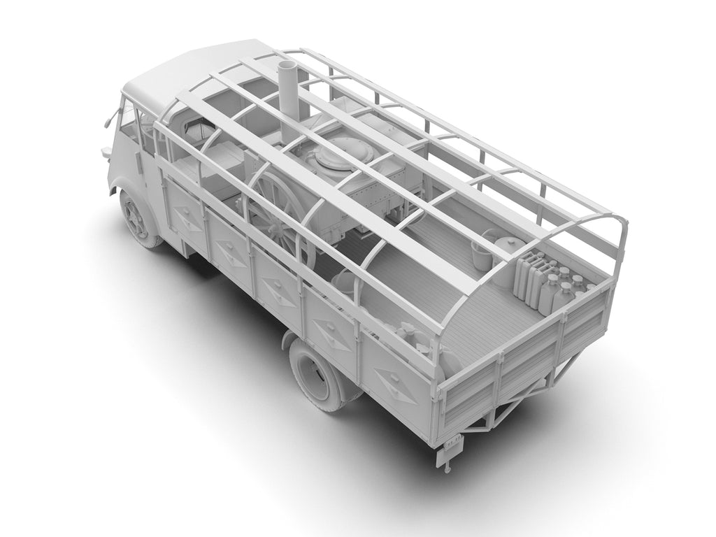 ICM 1/35 WWII German mobile field kitchen AHN 'Gulaschkanone' (35415)