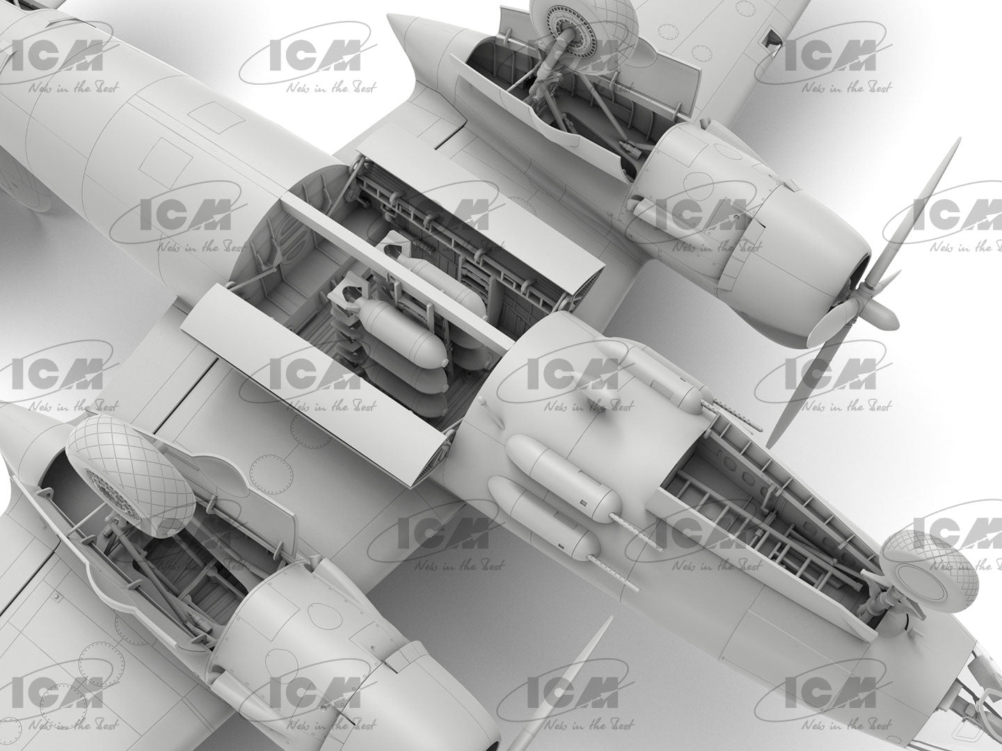 ICM 1/48 B-26B Marauder WWII American Bomber (48320)